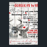 Love Quote for Wife Birthday, Wife Couple Wedding Foto Afdruk<br><div class="desc">Love Quote for Wife Birthday,  Wife Couple Wedding Gift</div>