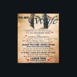 Love Quote for Wife, Wife Birthday, Weddenschap Co Canvas Afdruk<br><div class="desc">Love Quote for Wife,  Wife Birthday,  Weddenschap Couple Gift</div>