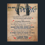 Love Quote for Wife, Wife Birthday, Weddenschap Co Flyer<br><div class="desc">Love Quote for Wife,  Wife Birthday,  Weddenschap Couple Gift</div>