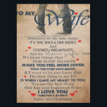 Love Quote for Wife, Wife Birthday, Weddenschap Co Tafelkleed<br><div class="desc">Love Quote for Wife,  Wife Birthday,  Weddenschap Couple Gift</div>