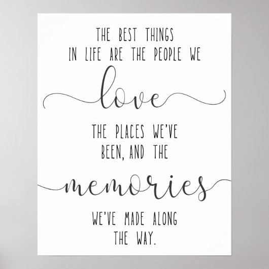 Love quote, Friendship Quote, Friend Gift Poster (Voorkant)