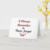 Love Quote - Ik herinner me altijd dat ik ons nooi Kaart (Gele Bloem)