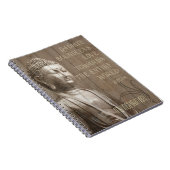 Love Quote Inspirerende Boeddha Kunst Boeddhistisc Notitieboek (Rechterzijde)