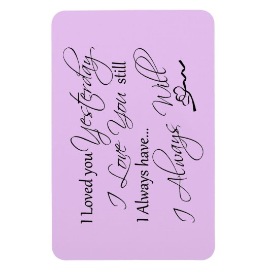 Love Quote Magneet (Verticaal)