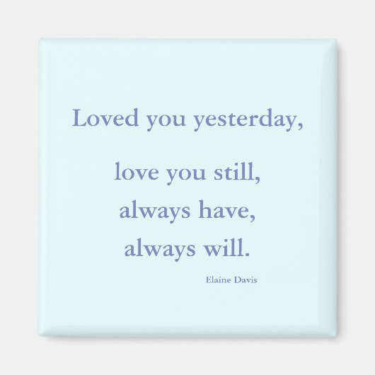 Love Quote Magnet (Voorkant)