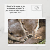 Love Quote - Otters Briefkaart (Voorkant / Achterkant)