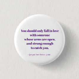 Love quote ronde button 3,2 cm