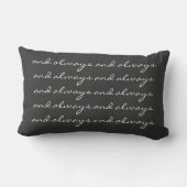 Love Quote Sierkussen Kussen (Achterkant)