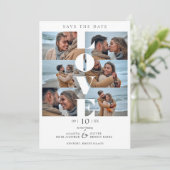 Love Quote Simple Elegant Modern 6 Photos Wedding (Staand voorkant)