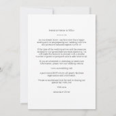 Love Quote Simple Elegant Modern 6 Photos Wedding (Achterkant)