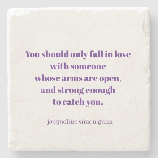 Love quote stenen onderzetter (Voorkant)