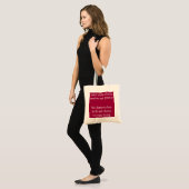 Love quote tote bag (Voorkant (model))