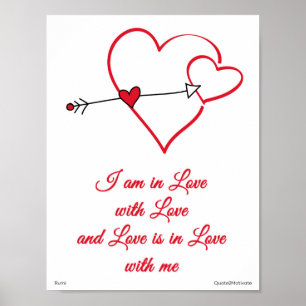 Love Quote van Rumi Poster