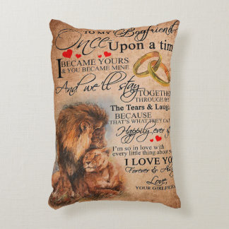 Love Quote voor Boyvriend, Boyvriend Birthday Gift Accent Kussen