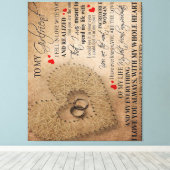 Love Quote voor Boyvriend | Funny Quotes Cadeau Canvas Afdruk (Insitu (Houten vloer))