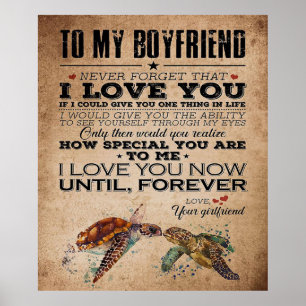 Love Quote voor Boyvriend   Het maken van paardeng Poster