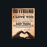Love Quote voor Boyvriend, Husband Love Birthday Canvas Afdruk<br><div class="desc">Love Quote voor Boyvriend,  Husband Love Birthday</div>