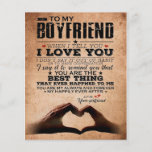 Love Quote voor Boyvriend, Husband Love Birthday Flyer<br><div class="desc">Love Quote voor Boyvriend,  Husband Love Birthday</div>