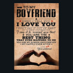 Love Quote voor Boyvriend, Husband Love Birthday Foto Afdruk<br><div class="desc">Love Quote voor Boyvriend,  Husband Love Birthday</div>