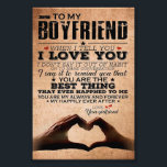 Love Quote voor Boyvriend, Husband Love Birthday Foto Afdruk<br><div class="desc">Love Quote voor Boyvriend,  Husband Love Birthday</div>