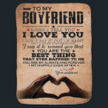 Love Quote voor Boyvriend, Husband Love Birthday Inbakerdoek<br><div class="desc">Love Quote voor Boyvriend,  Husband Love Birthday</div>