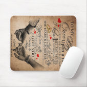 Love Quote voor Boyvriend | Lovely Quottes Gift Muismat (Met muis)