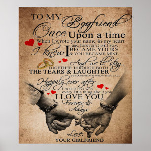 Love Quote voor Boyvriend   Lovely Quottes Gift Poster