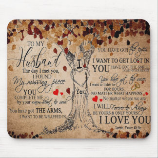 Love Quote voor Husband | Beste cadeautje voor de  Muismat