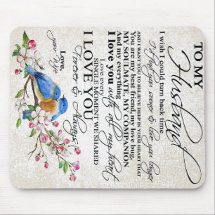 Love Quote voor Husband   Cute Decor Muismat
