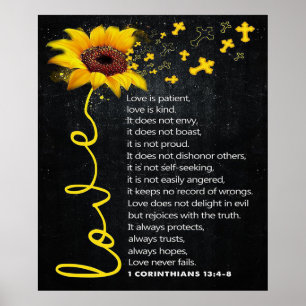 Love Quote voor Husband Cute Decor Poster