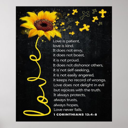 Love Quote voor Husband | Cute Decor Poster (Voorkant)