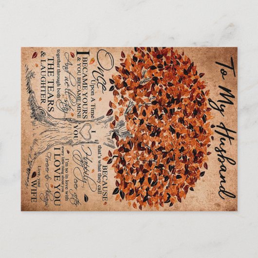 Love Quote voor Husband Gift Idea, Husband Birthda Briefkaart (Voorkant)