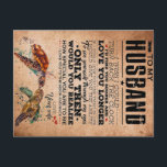 Love Quote voor Husband Gift Idea, Husband Birthda Briefkaart<br><div class="desc">Love Quote voor Husband Gift Idea,  Husband Birthday</div>