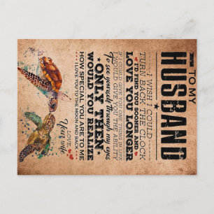 Love Quote voor Husband Gift Idea, Husband Birthda Briefkaart