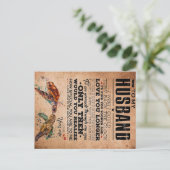 Love Quote voor Husband Gift Idea, Husband Birthda Briefkaart (Staand voorkant)