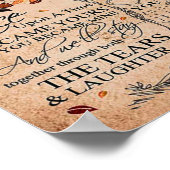 Love Quote voor Husband Gift Idea, Husband Birthda Poster (Hoek)