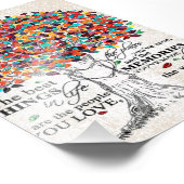 Love Quote voor Husband, Husband Birthday Gift Foto Afdruk (Hoek)