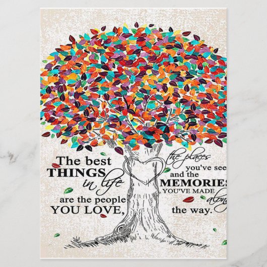 Love Quote voor Husband, Husband Birthday Gift Menu (Voorkant)