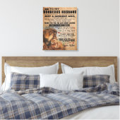 Love Quote voor Husband | Lovely Gift Canvas Afdruk (Insitu (Slaapkamer))