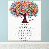 Love Quote voor Husband | Lovely Gift Canvas Afdruk (Insitu (Houten vloer))