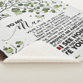 Love Quote voor Husband | Naar mijn Man Cadeft Sherpa Deken (3/4)