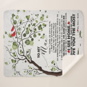 Love Quote voor Husband | Naar mijn Man Cadeft Sherpa Deken (Voorkant (horizontaal))