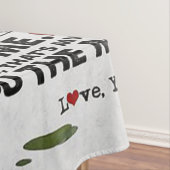 Love Quote voor Husband | Naar mijn Man Cadeft Tafelkleed (Voorbeeld)