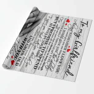 Love Quote voor Vriendin cadeau voor overeenkome Cadeaupapier