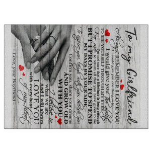 Love Quote voor Vriendin cadeau voor overeenkome Snijplank