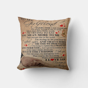 Love Quote voor Vriendin Cute Decor Cft Kussen