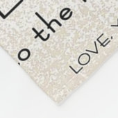 Love Quote voor Vriendin | Lovely Couple Cadeau Fleece Deken (Hoek)
