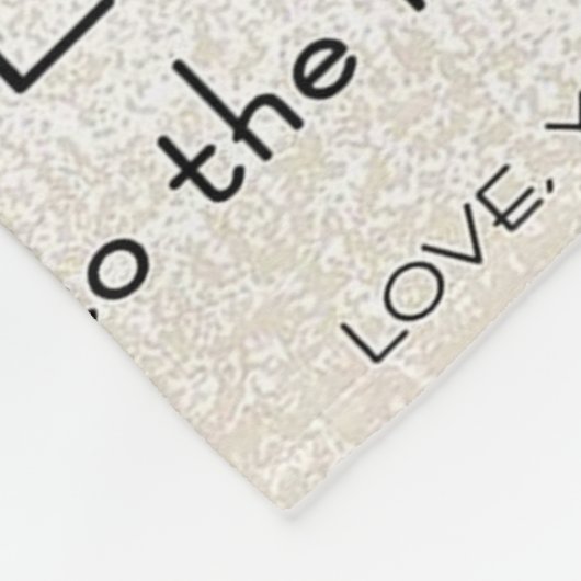 Love Quote voor Vriendin | Lovely Couple Cadeau Fleece Deken (Hoek)