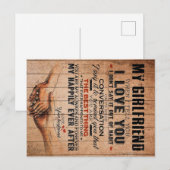 Love Quote voor Vriendin, Vriendin Birthday Gift Briefkaart (Voorkant / Achterkant)