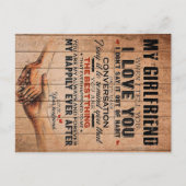 Love Quote voor Vriendin, Vriendin Birthday Gift Briefkaart (Voorkant)